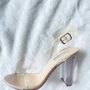 Steve Madden Clear Heels